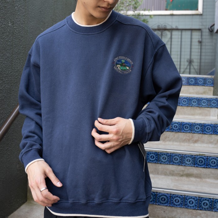 USA VINTAGE GEAR GOLF EMBROIDERY DESIGN SWEAT SHIRT/アメリカ古着
