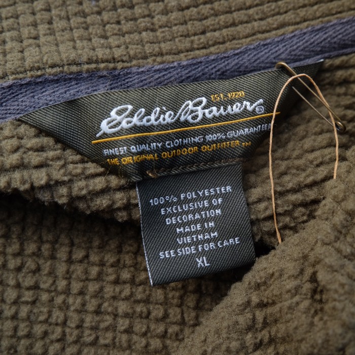 eddiebauer zip up fleece | Vintage.City 古着屋、古着コーデ情報を発信