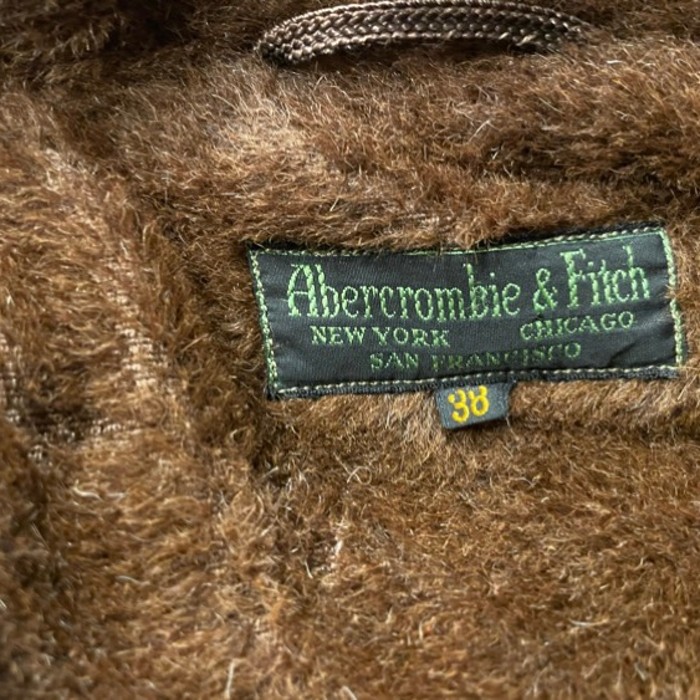 60s vintage ABERCROMBIE & FITCH NUBUCK BOA COAT made in USA | Vintage.City 빈티지숍, 빈티지 코디 정보