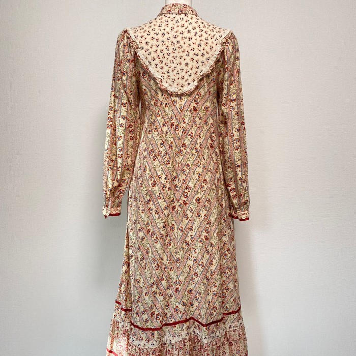1970~80s Floral Pattern Dress | Vintage.City Vintage Shops, Vintage Fashion Trends