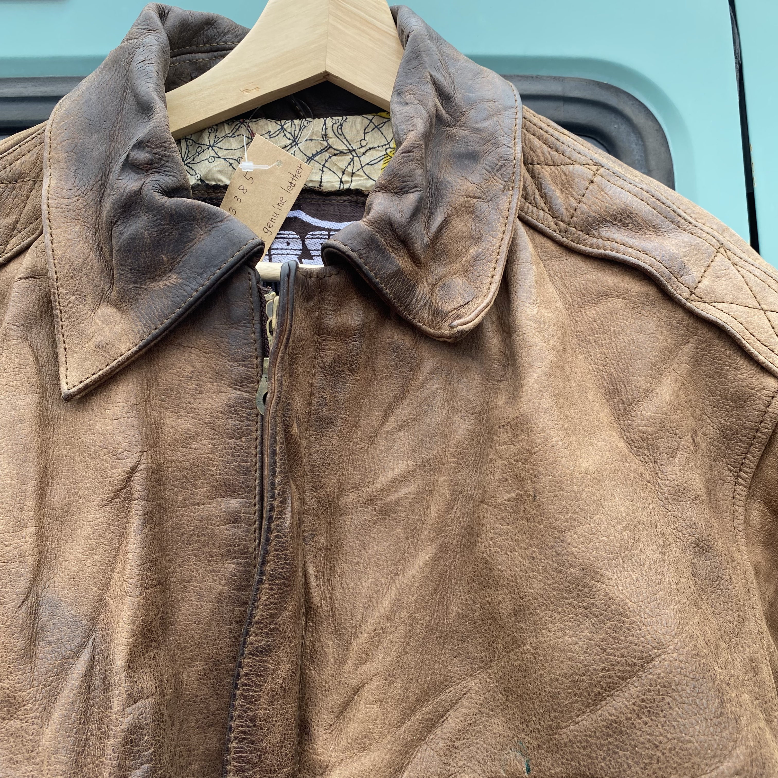 90s first genuine leather レザージャケット | Vintage.City