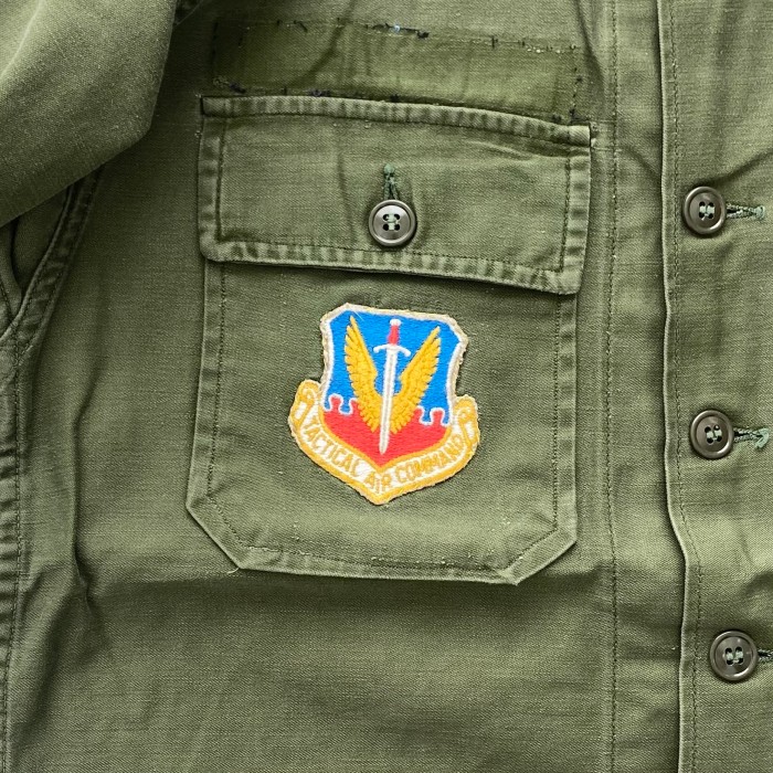 60's 筒袖 1st 後期 OG-107 ユーティリティシャツ / US.AIR FORCE 戦術航空軍団 | Vintage.City 古着屋、古着コーデ情報を発信