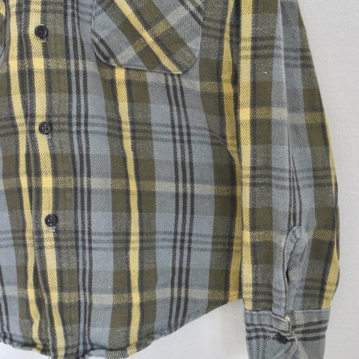 80s " five brother “ cotton flannel shirts | Vintage.City 빈티지숍, 빈티지 코디 정보