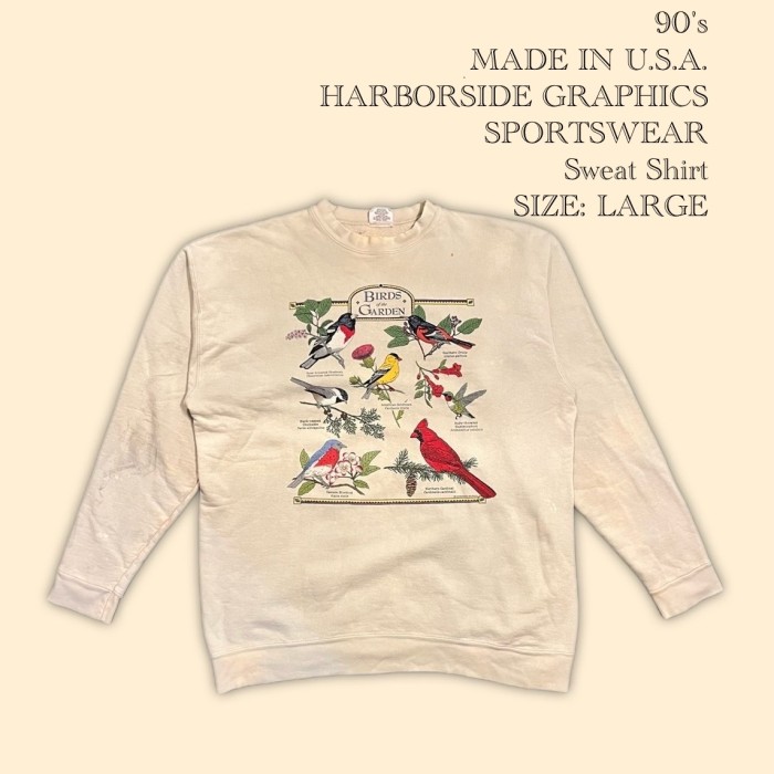90's HARBORSIDE GRAPHICS Sweat Shirt | Vintage.City