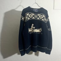 90s POLO SPORT "HAND KNIT" Linen×Cotton | Vintage.City 古着屋、古着コーデ情報を発信