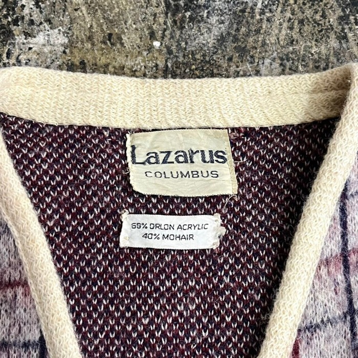 ~60s Lazarus Mohair Cardigan | Vintage.City 古着屋、古着コーデ情報を発信