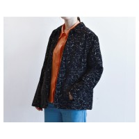 Velours Crack Vintage Zipup Jacket | Vintage.City 古着屋、古着コーデ情報を発信