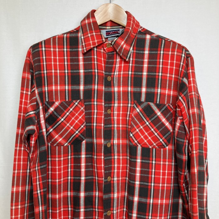 80s "BIGMAC" heavy flannel shirt made in USA - L | Vintage.City 빈티지숍, 빈티지 코디 정보