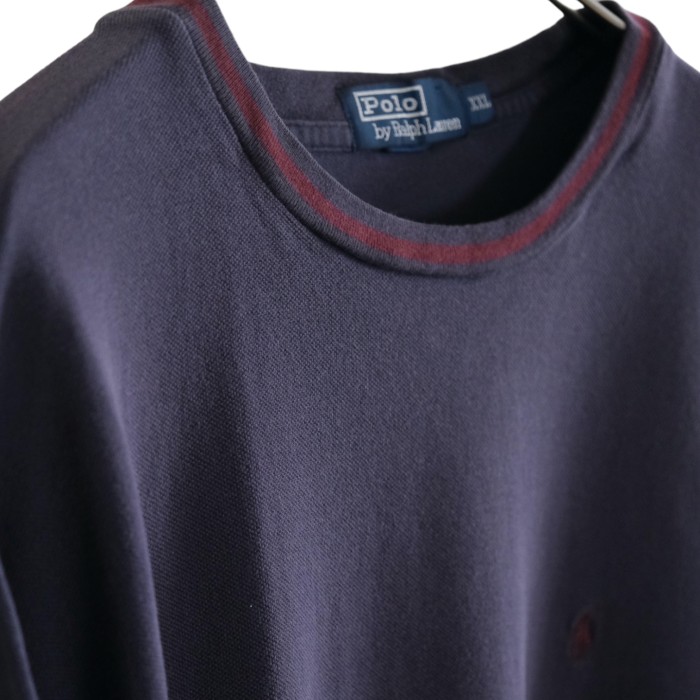 Polo Long Sleeve Knit Navy | Vintage.City 古着屋、古着コーデ情報を発信