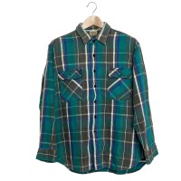 90s "FIVE BROTHER" heavy flannel shirt - XL | Vintage.City 빈티지숍, 빈티지 코디 정보