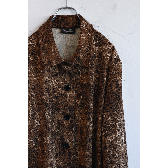 Leopard Print Vintage Jacket | Vintage.City 古着屋、古着コーデ情報を発信