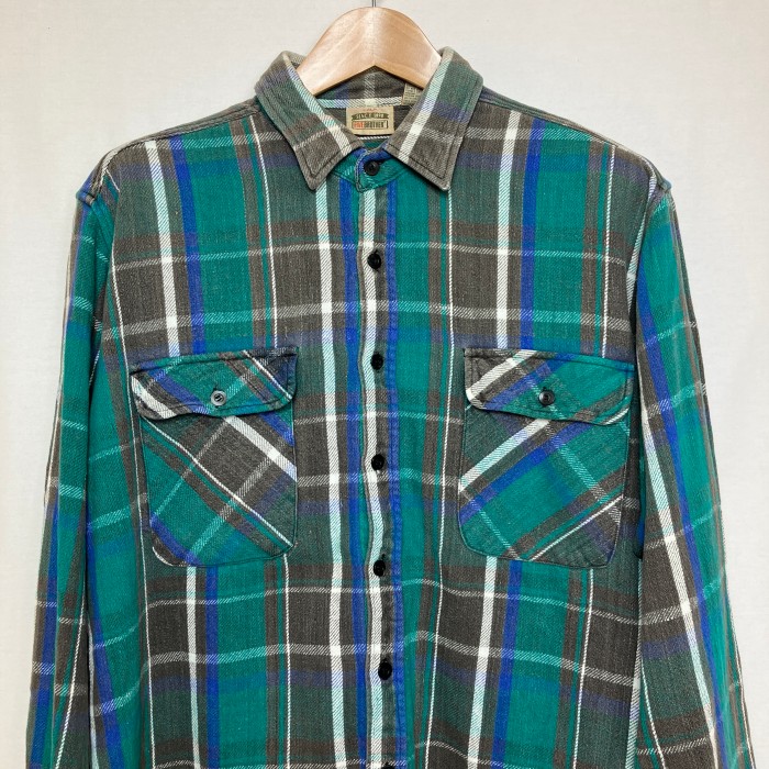90s "FIVE BROTHER" heavy flannel shirt - XL | Vintage.City 古着屋、古着コーデ情報を発信