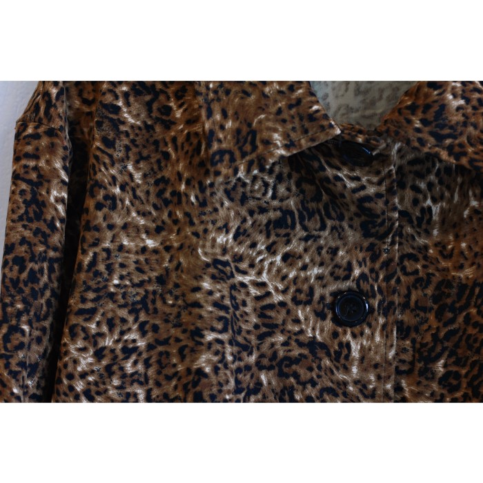 Leopard Print Vintage Jacket | Vintage.City 古着屋、古着コーデ情報を発信