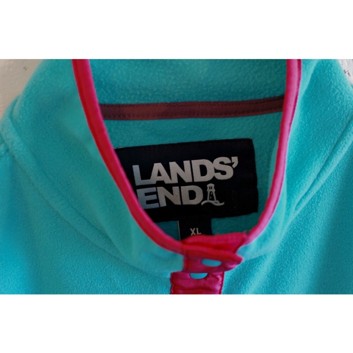 “LAND'S END” Vintage Fleece Snap-T | Vintage.City 빈티지숍, 빈티지 코디 정보