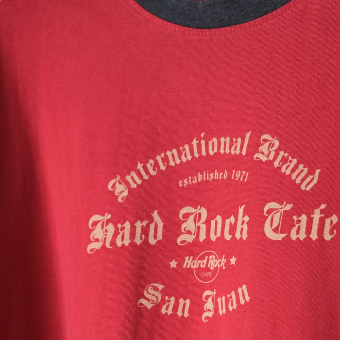 00s Hard Rock CAFÉ Ringer Tee | Vintage.City 빈티지숍, 빈티지 코디 정보