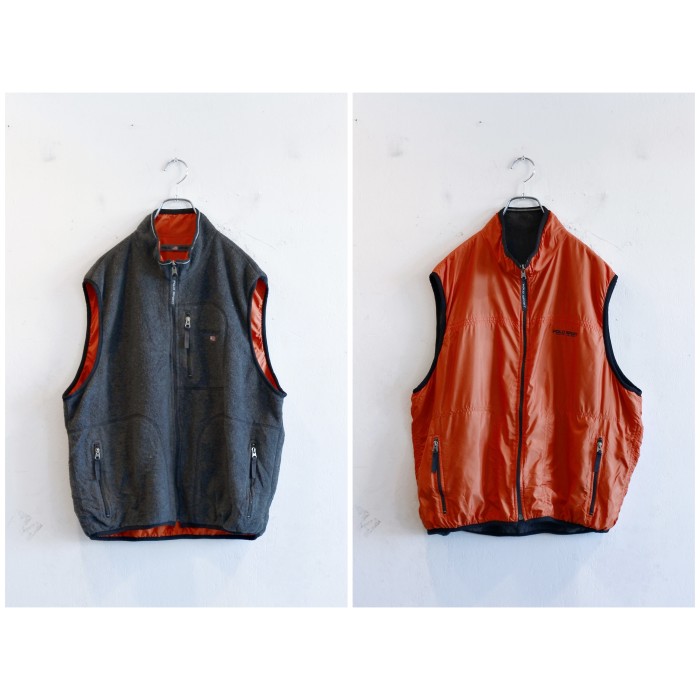 1990s “POLO SPORT” Reversible Vintage Fleece Vest Made in USA | Vintage.City 빈티지숍, 빈티지 코디 정보