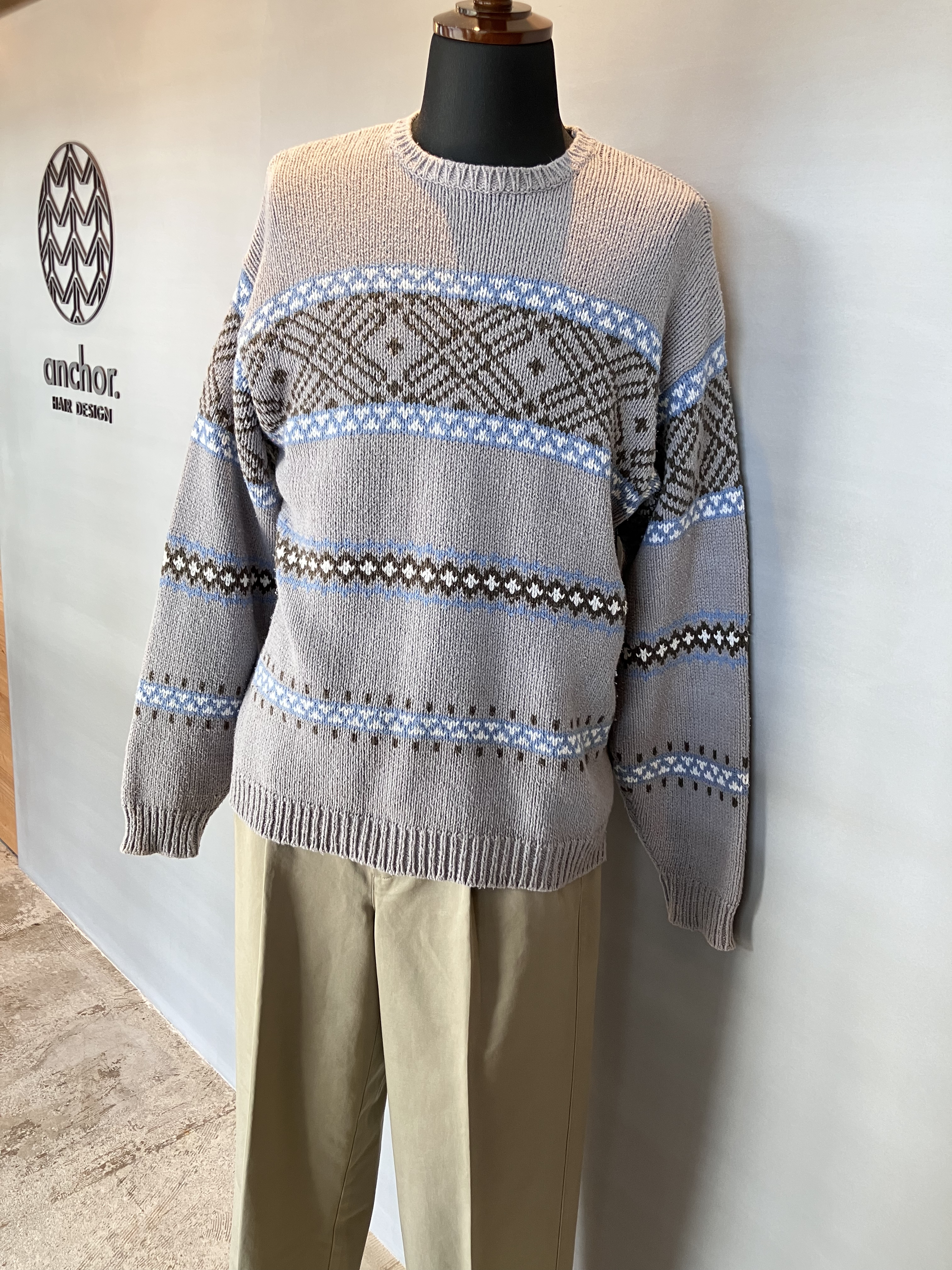 NAUTICA ノーティカ コットンニット セーター sweater ウールブレンド