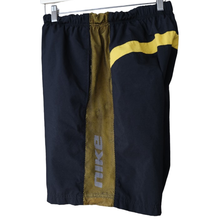 00s Nike Yellow Line Swim Shorts | Vintage.City 古着屋、古着コーデ情報を発信