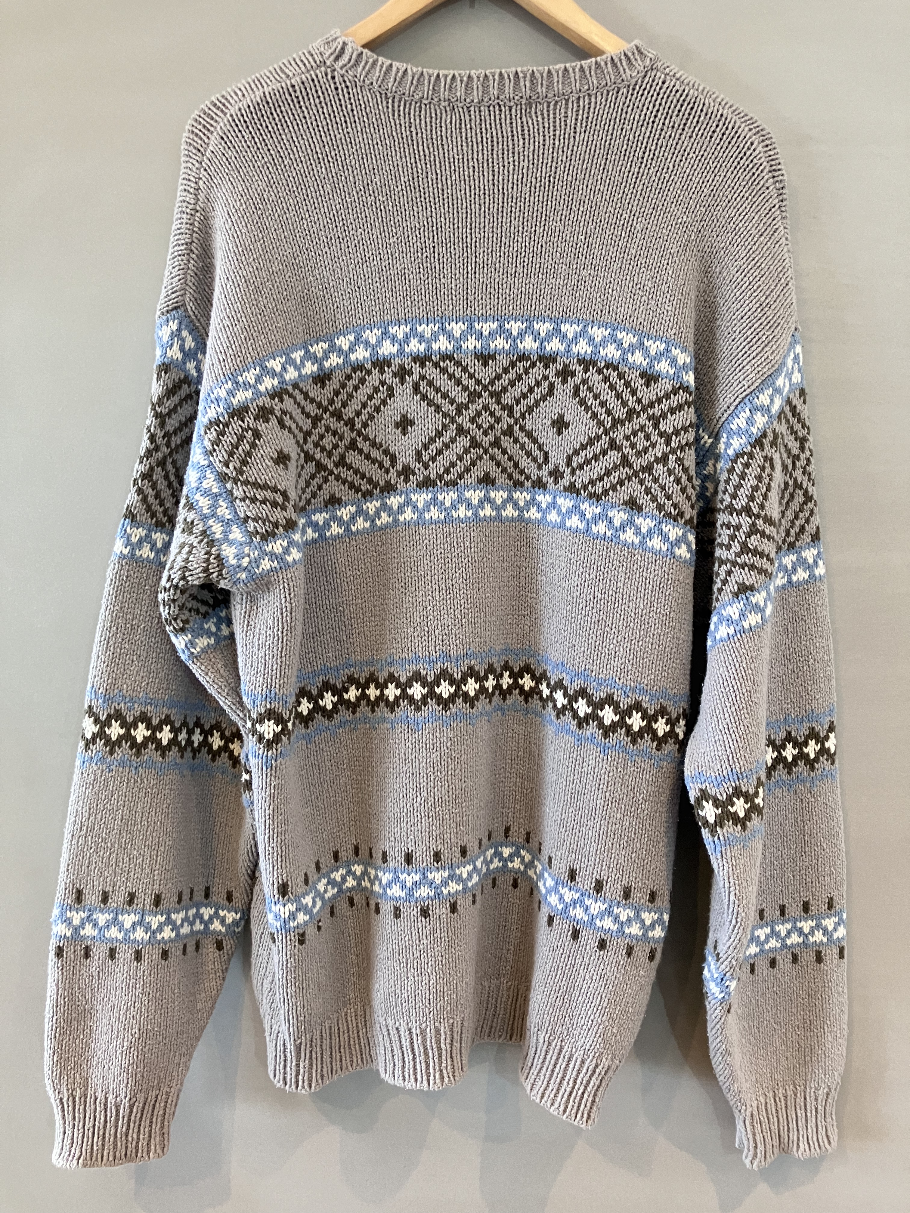 NAUTICA ノーティカ コットンニット セーター sweater ウールブレンド