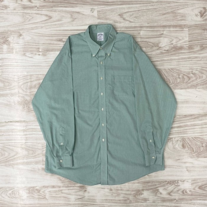【Brooks Brothers】 シャツ 緑 サイズ表記なし | Vintage.City 古着屋、古着コーデ情報を発信