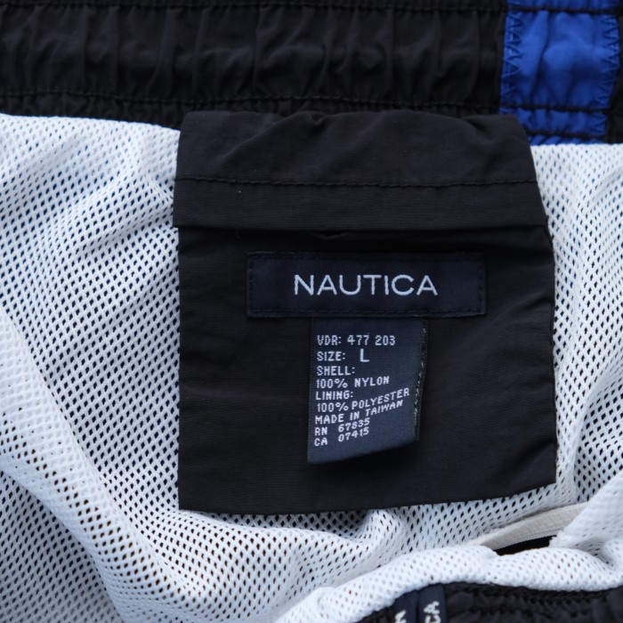 00s NAUTICA Blue Line Swim Shorts | Vintage.City 古着屋、古着コーデ情報を発信