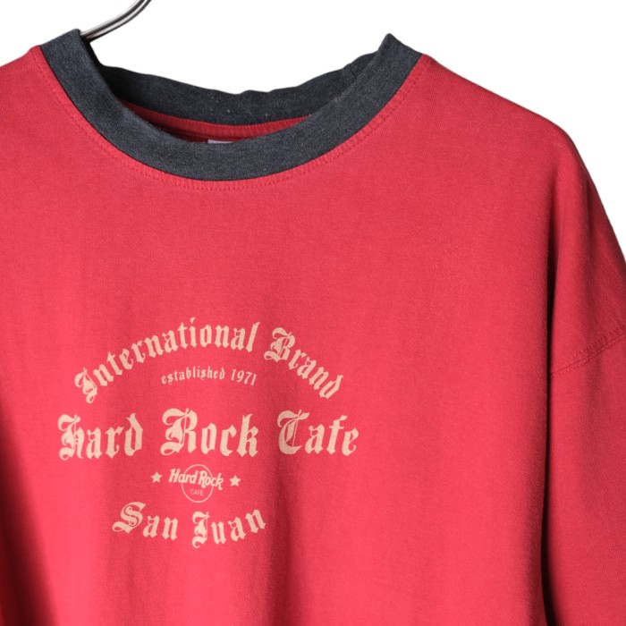 00s Hard Rock CAFÉ Ringer Tee | Vintage.City 빈티지숍, 빈티지 코디 정보
