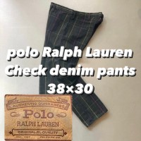 polo Ralph Lauren check denim pants ラルフローレン　チェックデニムパンツ 5ポケット | Vintage.City 古着屋、古着コーデ情報を発信