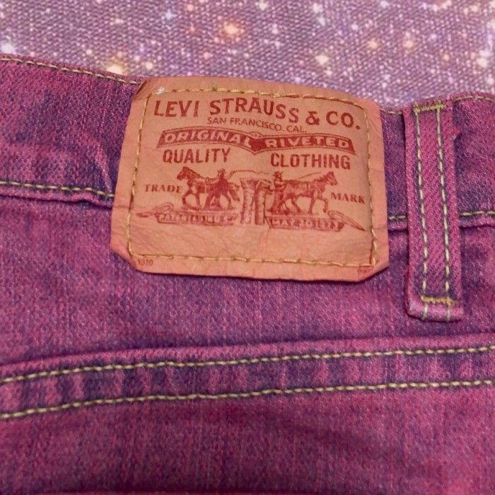 Y2K 00’s Urban-McBling/UrBling vibes　　”Levi’s”　Distressed/cut-off Fringe  denim mini skirt | Vintage.City 빈티지숍, 빈티지 코디 정보