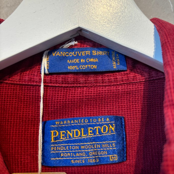PENDLETON（ペンドルトン） コットンシャツ レッド Mサイズ 1361 | Vintage.City Vintage Shops, Vintage Fashion Trends