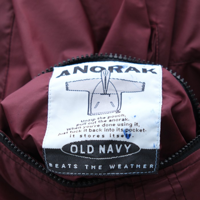 90s OLD NAVY Packable Anorak Parka | Vintage.City 古着屋、古着コーデ情報を発信