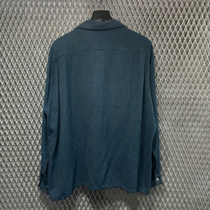 60s【HUNTING CLUB】L/S Wool Open Collar Shirt | Vintage.City 古着屋、古着コーデ情報を発信