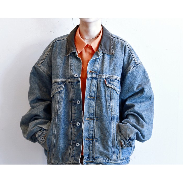 1980s EU “Levi's” 70611 Orange Tab Vintage Denim Jacket | Vintage.City 古着屋、古着コーデ情報を発信