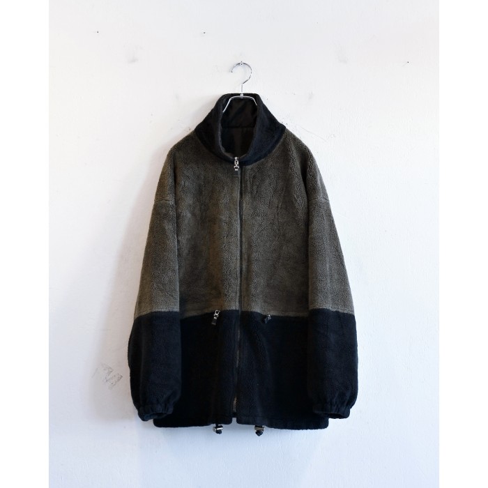 Boa Fleece / Nylon Reversible Volume Jacket | Vintage.City 古着屋、古着コーデ情報を発信