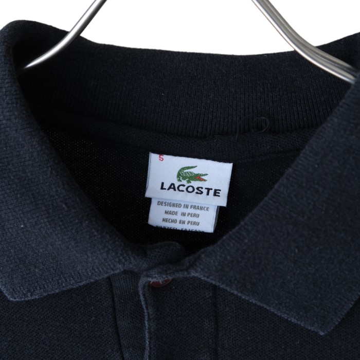 Lacoste Black Polo Shirt | Vintage.City 빈티지숍, 빈티지 코디 정보