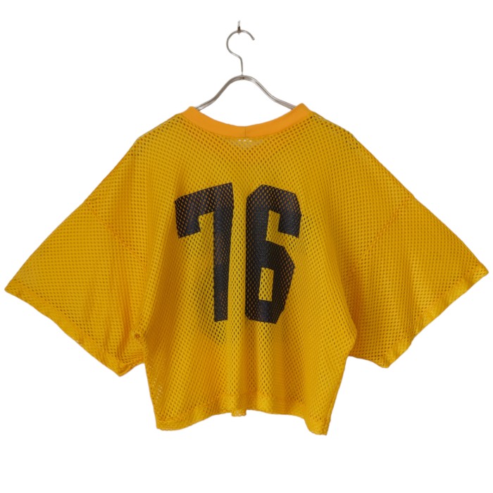 Reebok Team Uniforms Yellow Mesh Tee | Vintage.City 古着屋、古着コーデ情報を発信