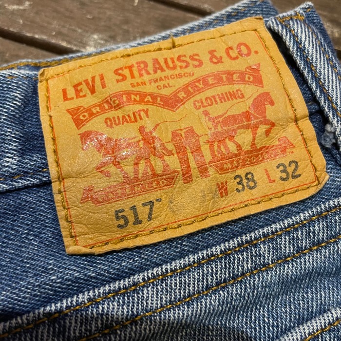 Levi's 517 boot cut denim pants W38 L32 リーバイス デニム ブーツカット フレア | Vintage.City 古着屋、古着コーデ情報を発信