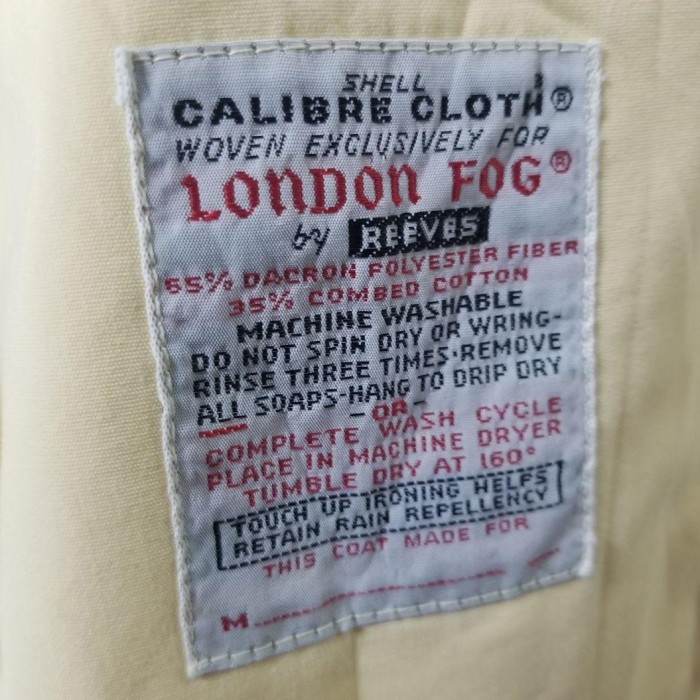 70s LONDON FOG 　スイングトップ　ハリントンジャケット　ヴィンテージ　アイボリー　サイズL相当 | Vintage.City 古着屋、古着コーデ情報を発信