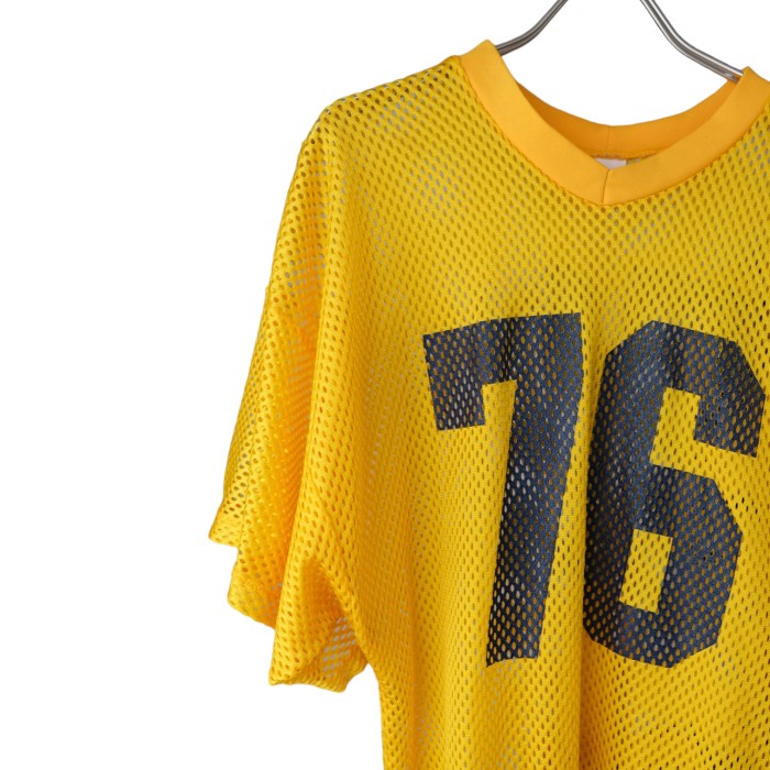 Reebok Team Uniforms Yellow Mesh Tee | Vintage.City 빈티지숍, 빈티지 코디 정보