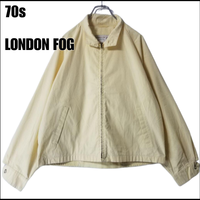 70s LONDON FOG 　スイングトップ　ハリントンジャケット　ヴィンテージ　アイボリー　サイズL相当 | Vintage.City Vintage Shops, Vintage Fashion Trends