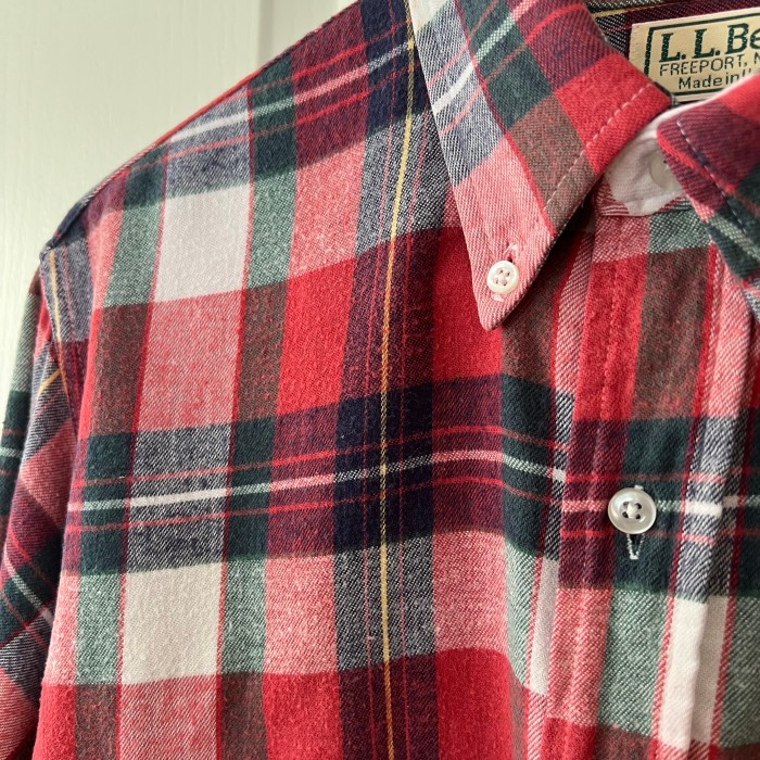 L.L.Bean USA製 エルエルビーン チェック ネルシャツ M 長袖 シャツ | Vintage.City 古着屋、古着コーデ情報を発信