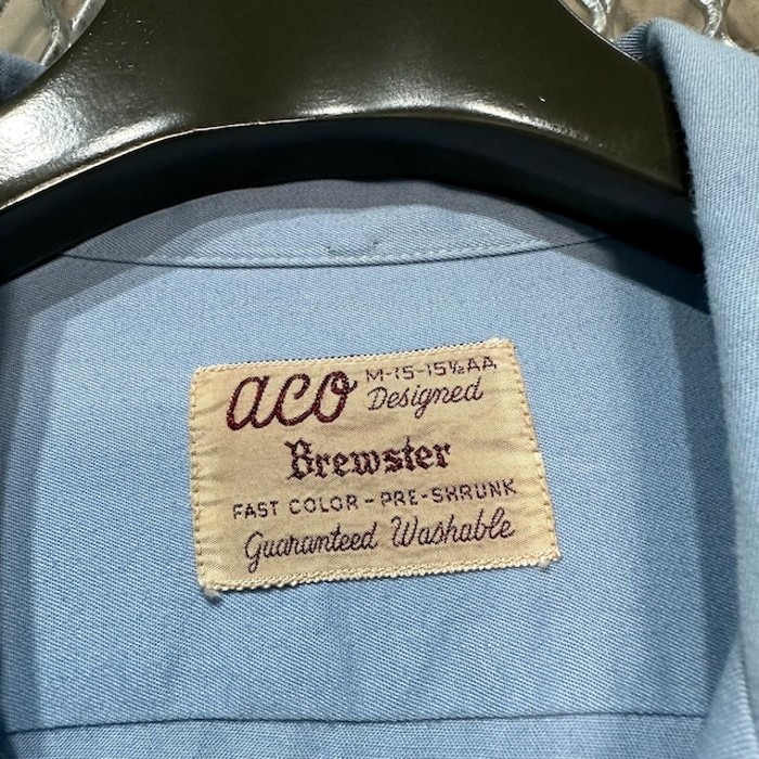 50s【Brewster】L/S Rayon Open Collar Shirt | Vintage.City Vintage Shops, Vintage Fashion Trends