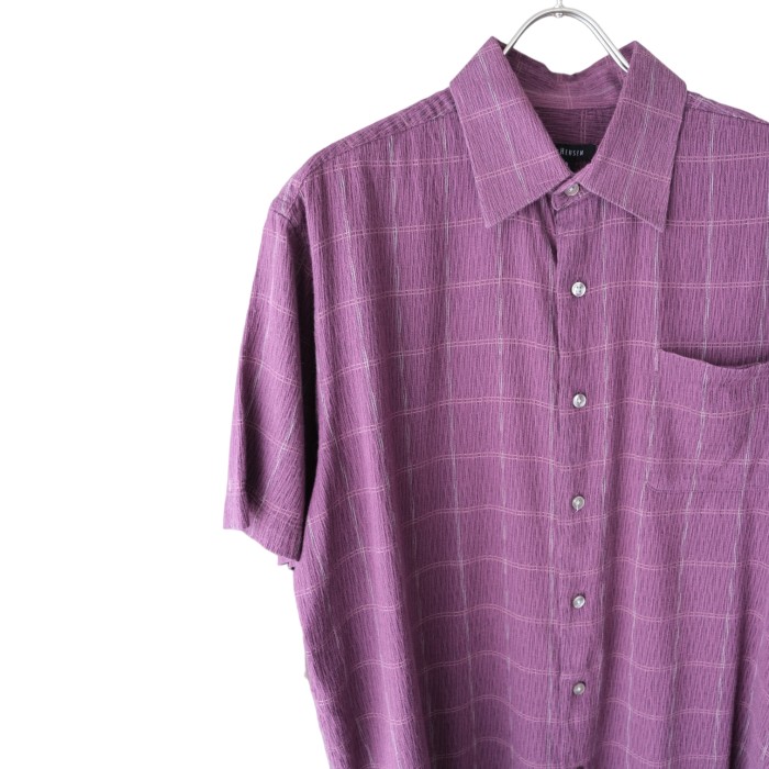 VAN HEUSEN Purple Check Shirt | Vintage.City Vintage Shops, Vintage Fashion Trends