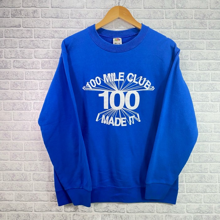 【SALE】フルーツオブザルーム　90's 古着スウェット　青　ビッグロゴ | Vintage.City 古着屋、古着コーデ情報を発信