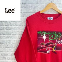 【SALE】Lee 90's 古着スウェット　ビックロゴ　バックプリント　バックプリント赤 | Vintage.City 빈티지숍, 빈티지 코디 정보