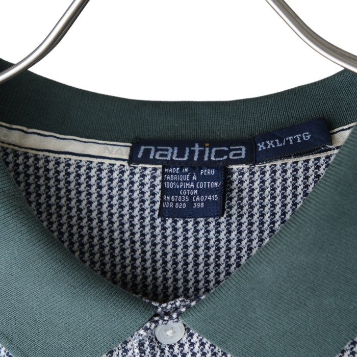 90s nautica Green Polo Shirt | Vintage.City 古着屋、古着コーデ情報を発信
