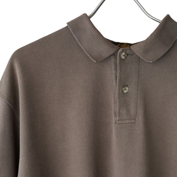 80s Eddie Bauer Moss Grey Polo Shirt | Vintage.City 古着屋、古着コーデ情報を発信