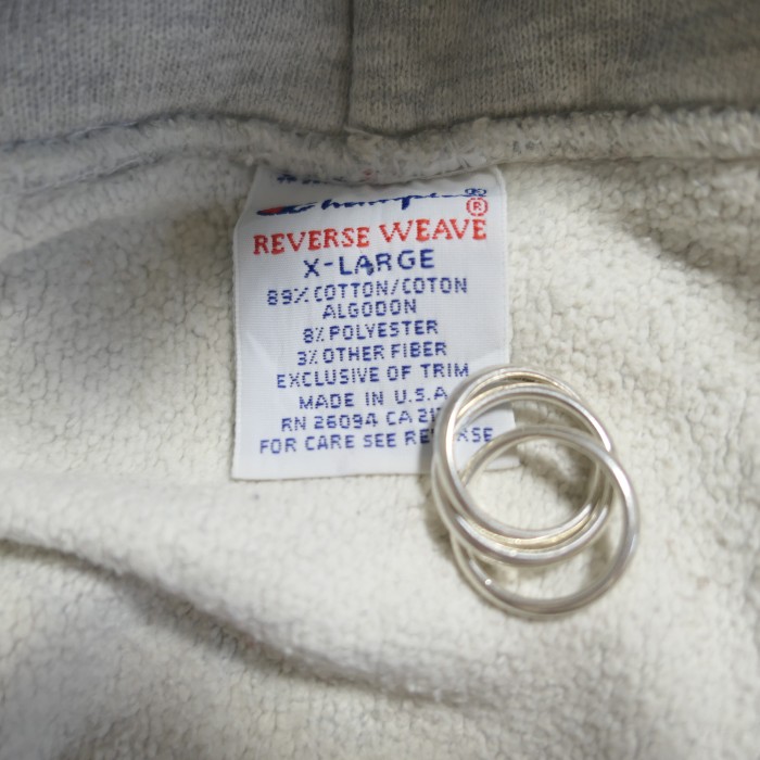 VINTAGE 90s XL Reverse weave hoodie -Champion- | Vintage.City 古着屋、古着コーデ情報を発信