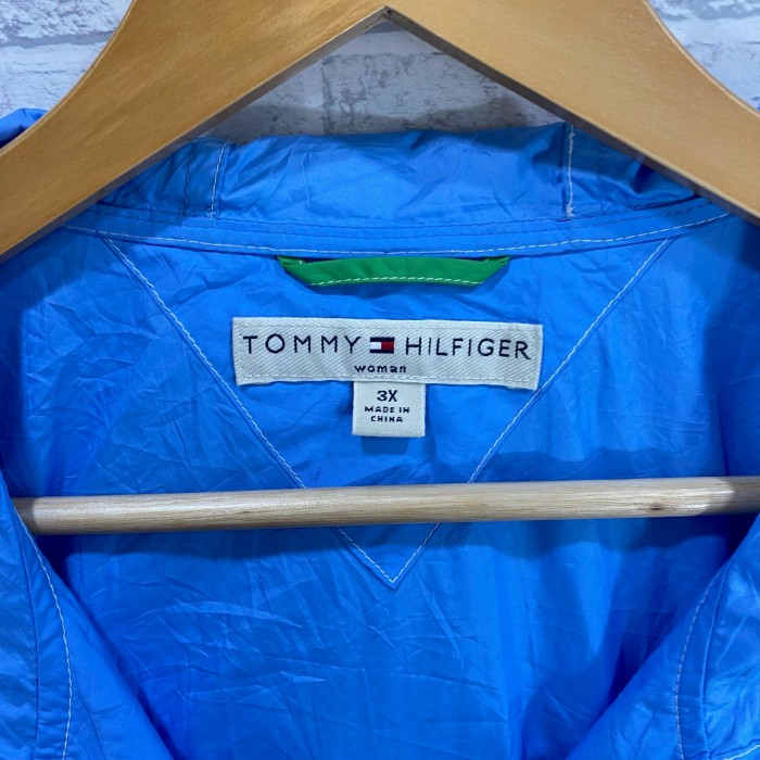 【SALE】TommyHilfiger 80〜90's ナイロンジャケット　水色 | Vintage.City 빈티지숍, 빈티지 코디 정보