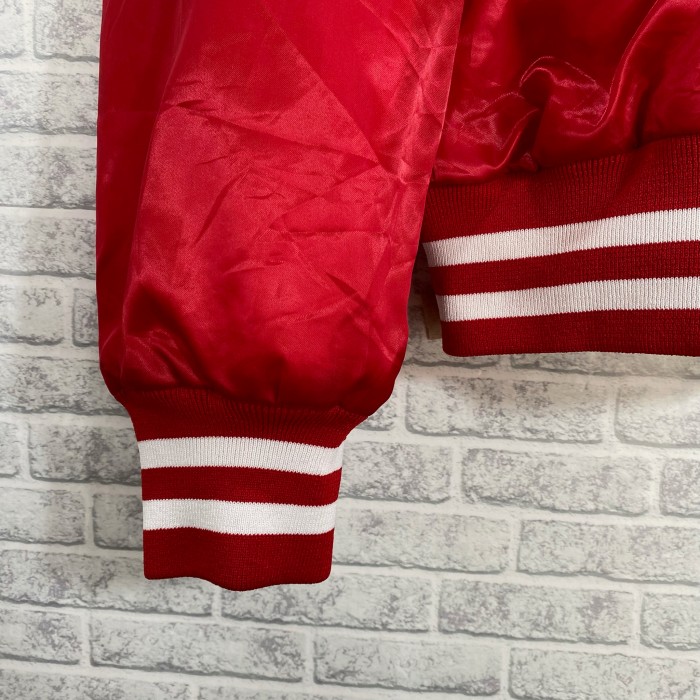 【SALE】ノーブランド　80〜90's スタジャン　ビックロゴ　古着　赤刺繍　 | Vintage.City 빈티지숍, 빈티지 코디 정보