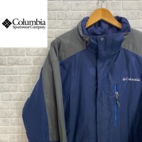 【SALE】Columbia 90's 古着 ナイロンジャケット ロゴ刺繍 青 | Vintage.City 빈티지숍, 빈티지 코디 정보